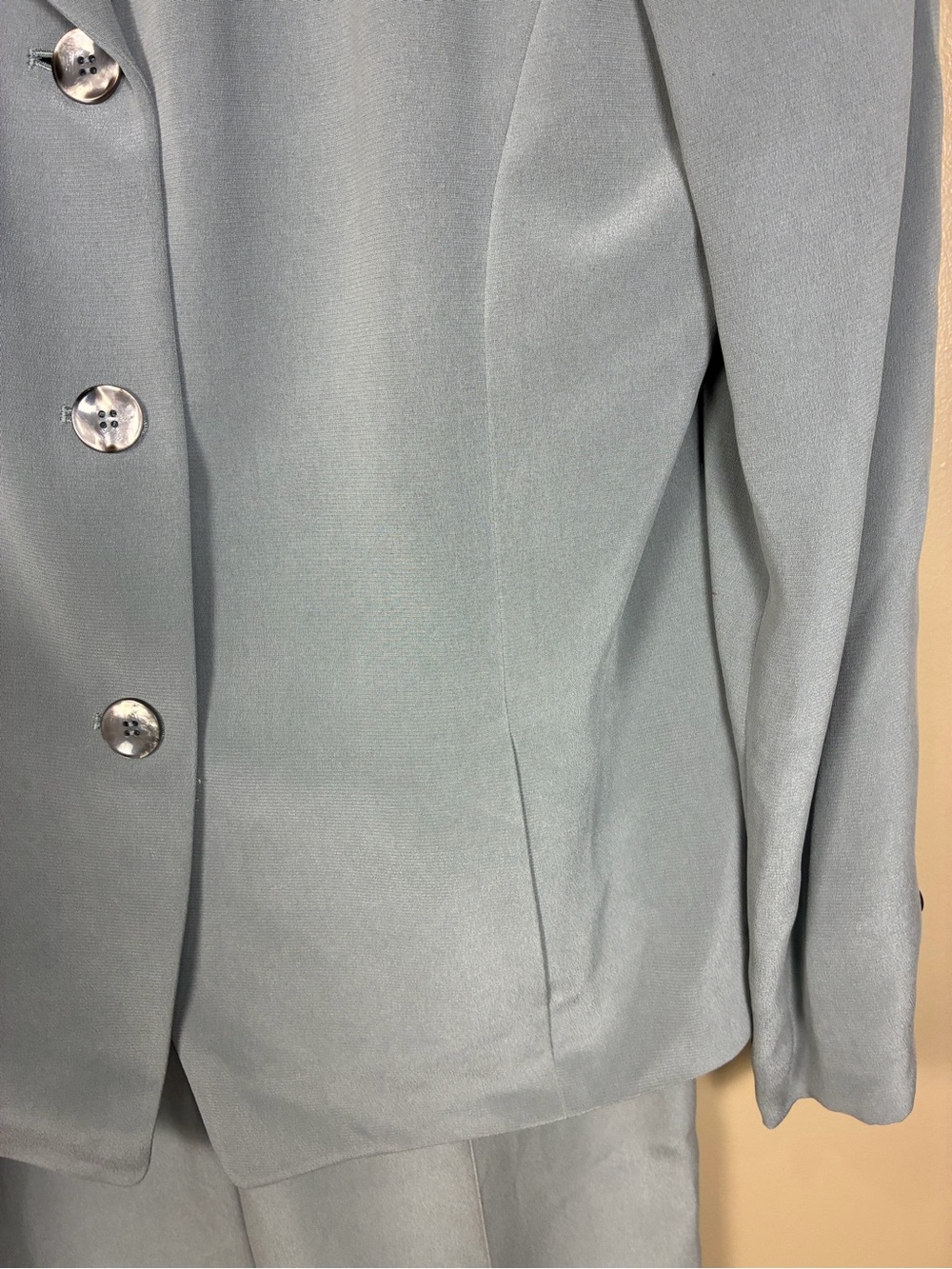 VTG 90s Jones New York 100% 2 Piece Set Suit Blazer Pants - Picture 4 of 14